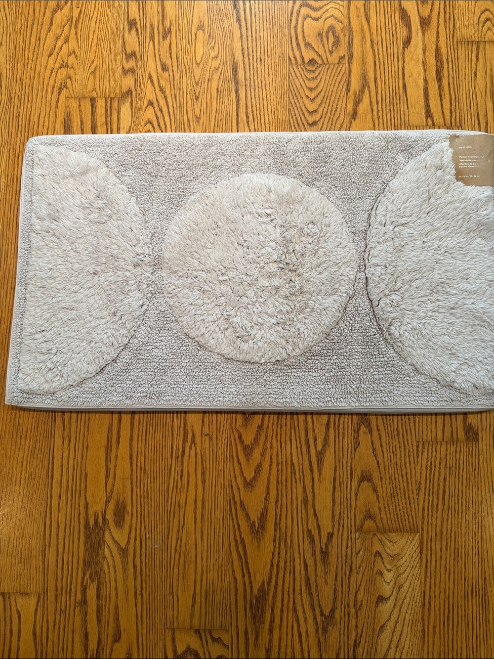 West Elm Memory Foam Bath Mat. 20” x 34”